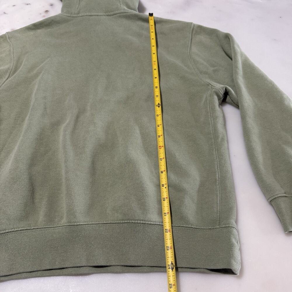 Nike Club Men's S Fleece Hoodie Sweatshirt Logo Pullover Olive Green Activewear - Picture 9 of 9